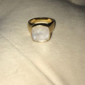 Kate Spade Mother of Pearl Cocktail ring